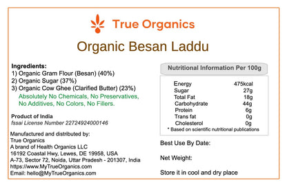Organic Besan Laddu · 450gm
