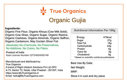Organic Gujia 225gram