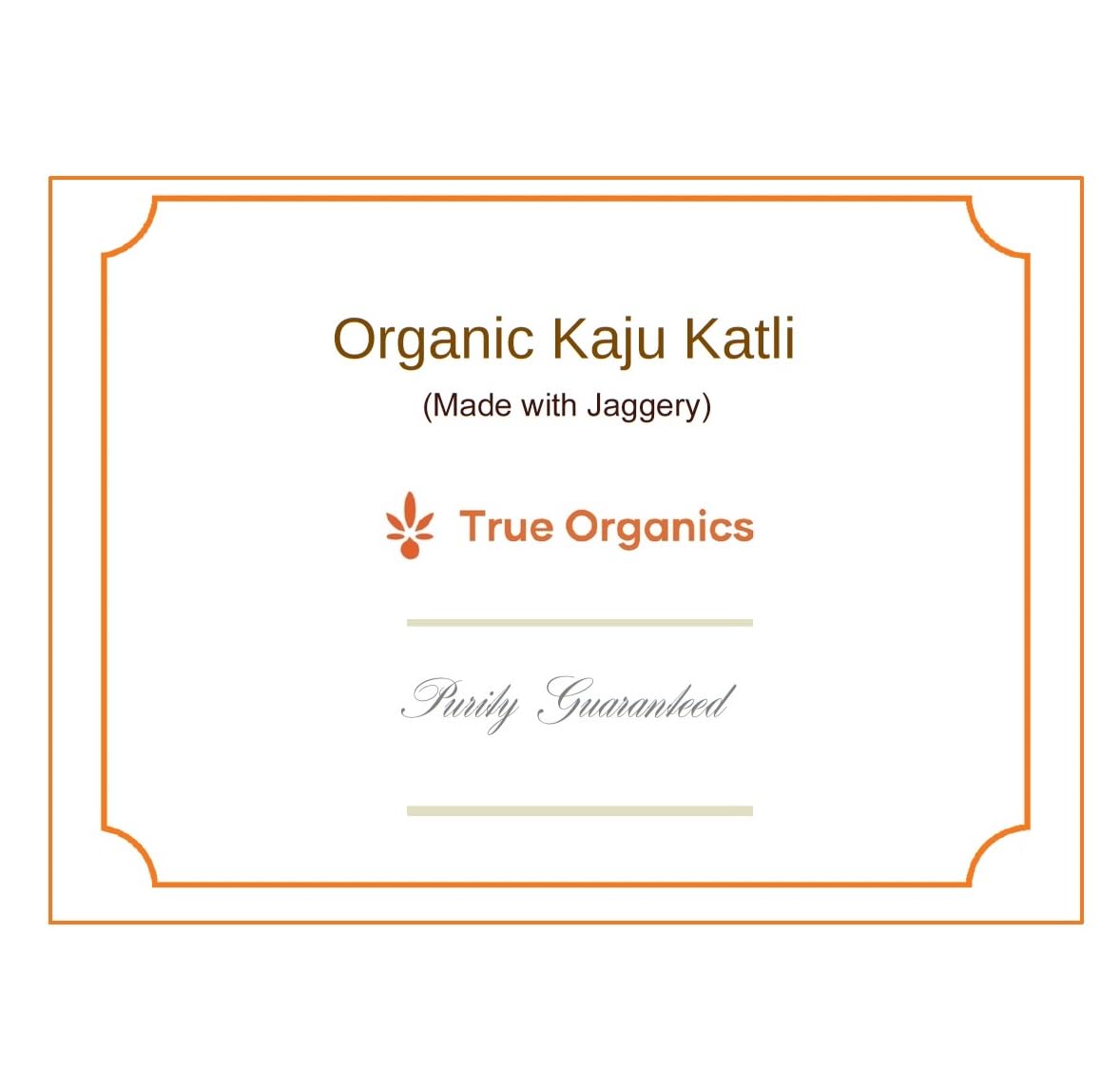 Organic Kaju Katli (Made with Organic Jaggery) 9oz