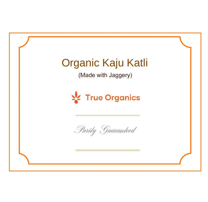 Organic Kaju Katli (Made with Organic Jaggery) 9oz