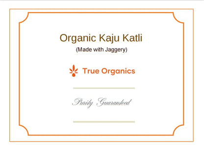 Organic Kaju Katli 450grams (Made with Organic Jaggery)