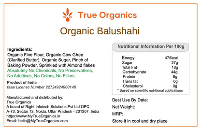 Organic Balushahi 7oz
