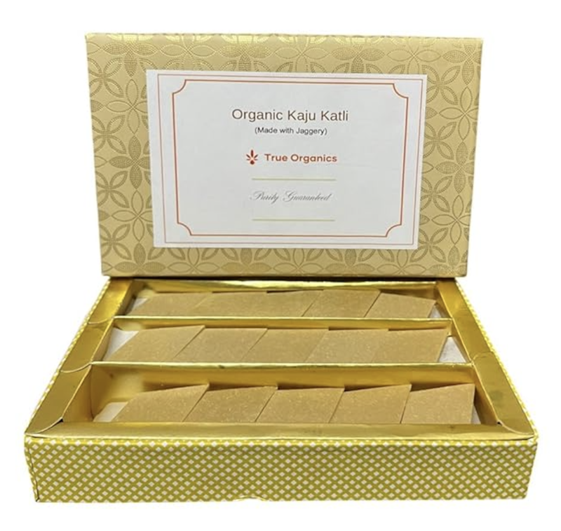 Organic Kaju Katli (Made with Organic Jaggery)