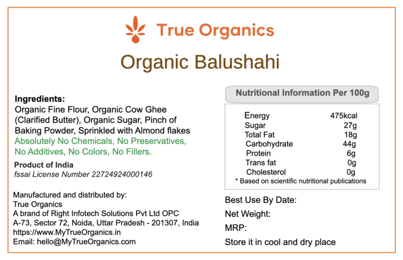Organic Balushahi